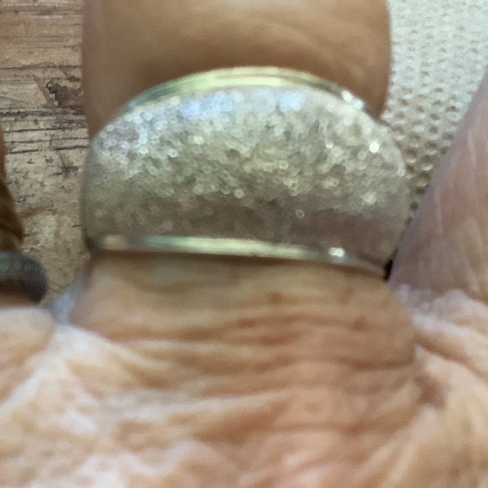 Sterling Silver Cigar Band Ring 4.3 Grams